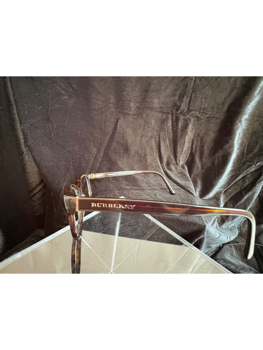 Burberry Women's Designer Eyeglasses Tortoise Shell Frame Made in Italy